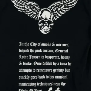 Chrome Hearts 2007 Joe Foti Hand Horseman Skull Black Tee view 5
