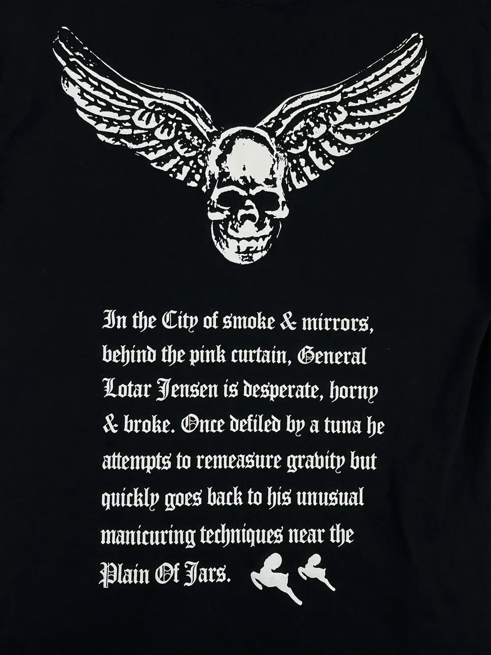 Chrome Hearts 2007 Joe Foti Hand Horseman Skull Black Tee view 5
