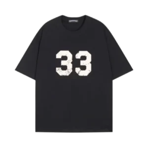 33 Chrome Hearts Logo Black T-Shirt