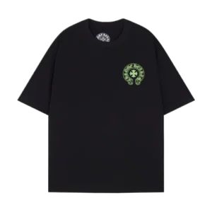Classic Chrome Hearts Cross Logo Black Short Sleeved T-Shirt view 2