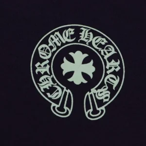 Classic Chrome Hearts Cross Logo Black Short Sleeved T-Shirt view 4
