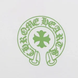 Classic Chrome Hearts Cross Logo White Short Sleeved Tee view 4