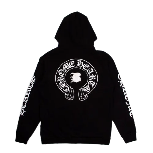 Chrome Hearts Bella Leather Patch Hoodie