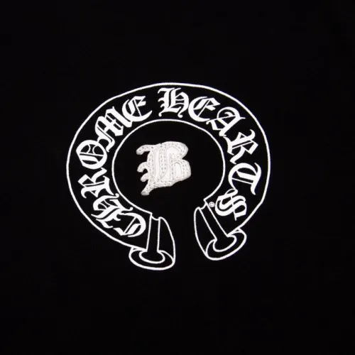 Chrome Hearts Bella Leather Patch Hoodie view 3