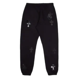 Chrome Hearts Black Mixed Cross Patch Sweatpant view 2