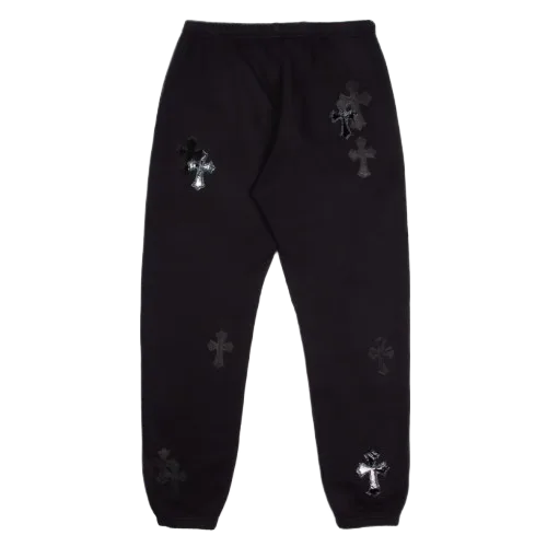 Chrome Hearts Black Mixed Cross Patch Sweatpant view 2