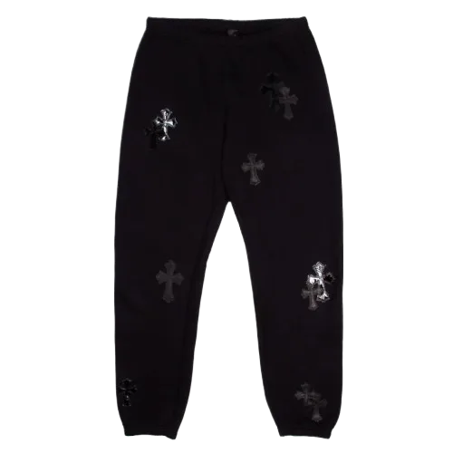 Chrome Hearts Black Mixed Cross Patch Sweatpant