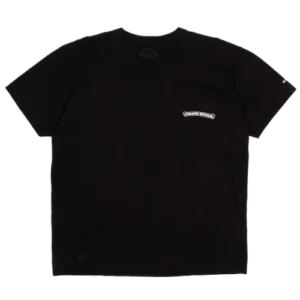 Chrome Hearts Black Scroll Logo Pocket T-Shirt view 2