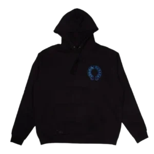Chrome Hearts Blue Glitter Friends & Family Hoodie view 2