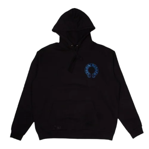 Chrome Hearts Blue Glitter Friends & Family Hoodie view 2
