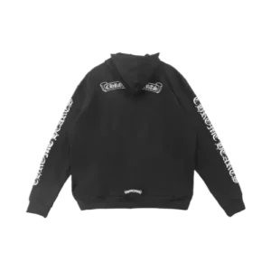Chrome Hearts Black Zip Up Hoodie view 2