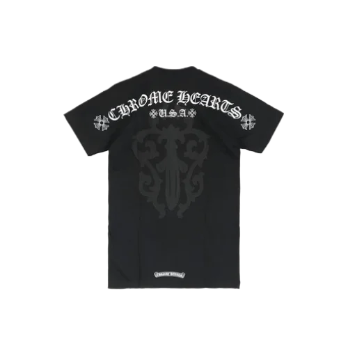 Black Chrome Hearts Shirt Shoe Logo view 2