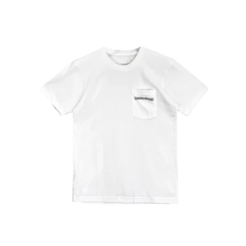 White chrome hearts logo shirt view 2