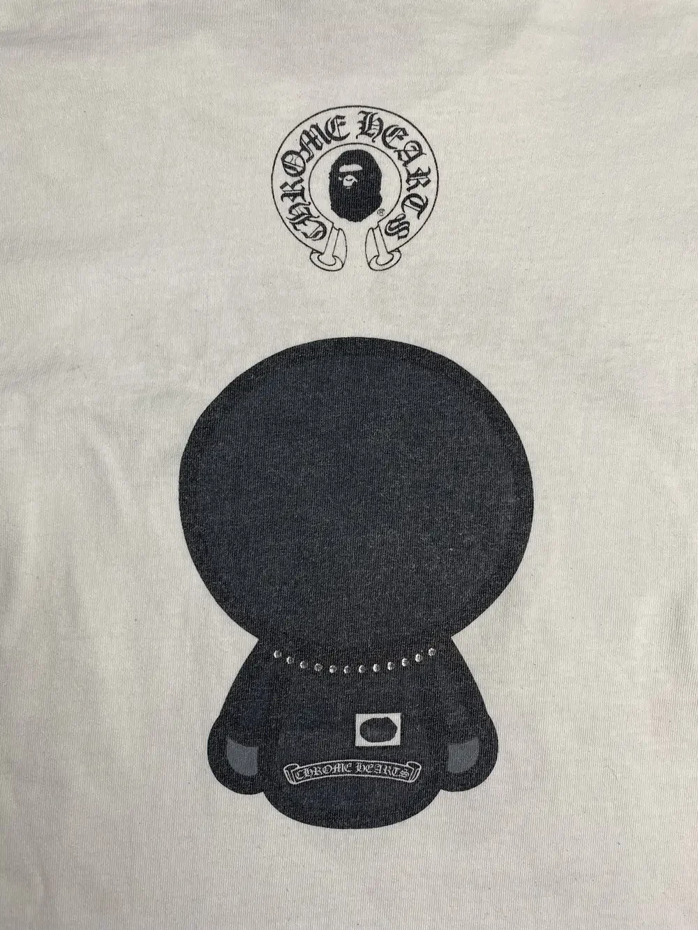 Bape x Chrome Hearts Baby Milo Tee view 4