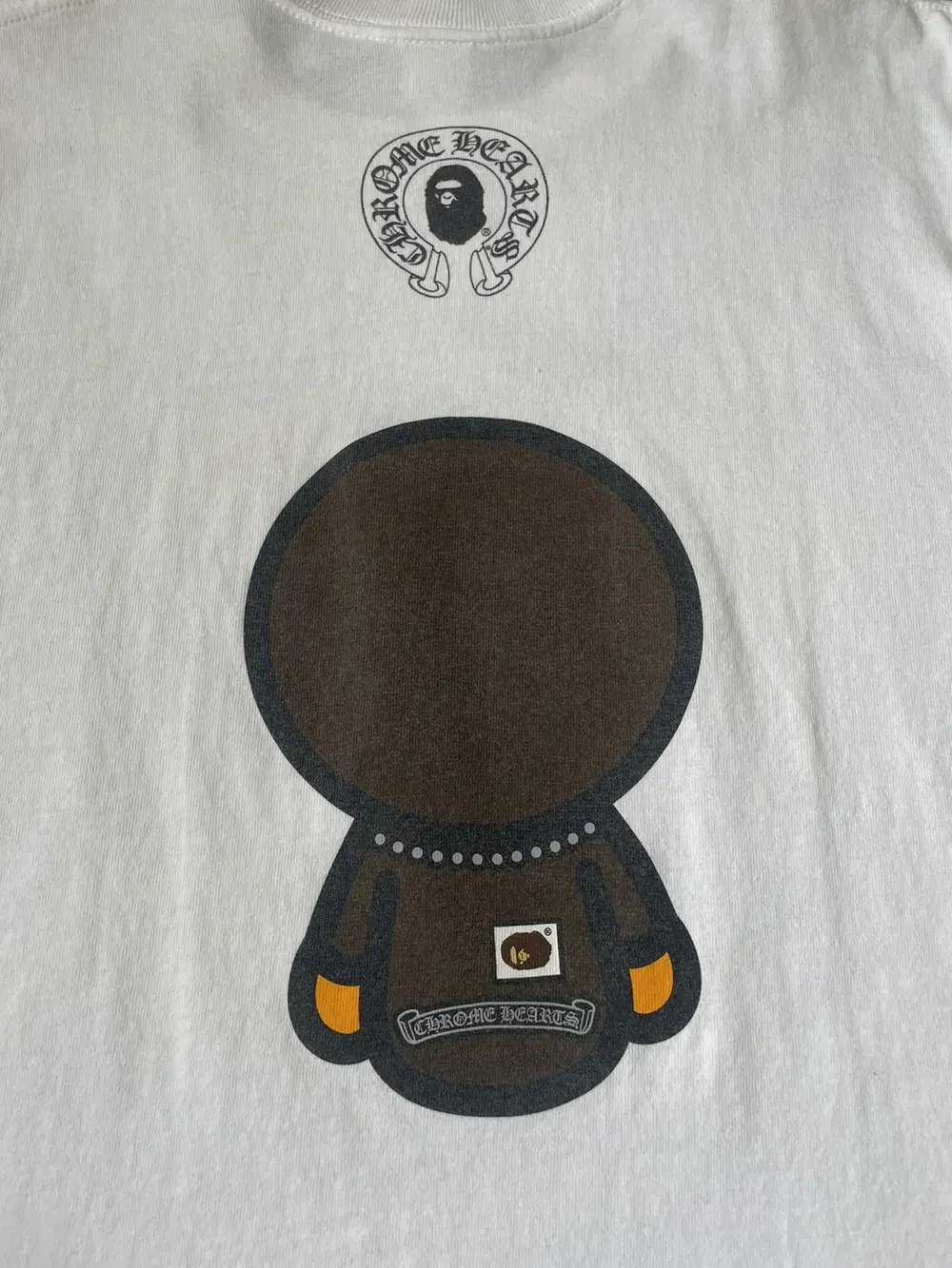 Bape x Chrome Hearts Baby Milo Tee view 4