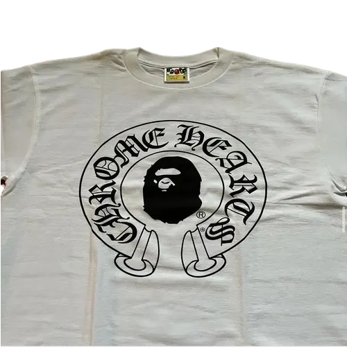 Bape x Chrome Hearts Logo Tee view 3