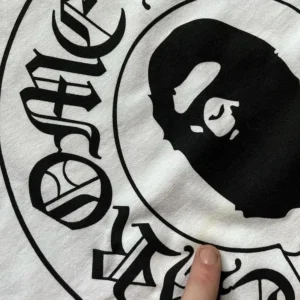 Bape x Chrome Hearts Logo Tee view 4