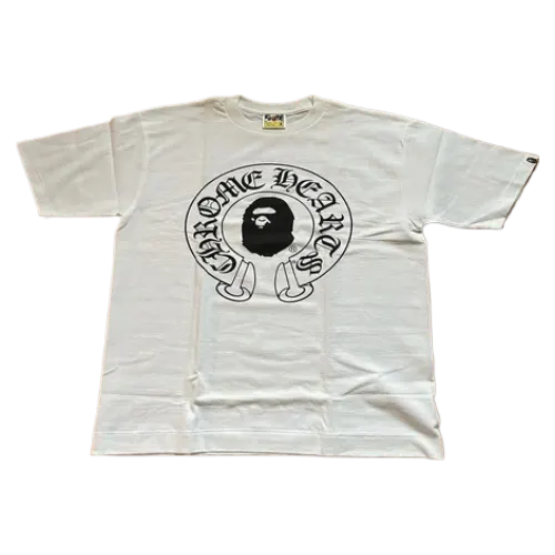 Bape x Chrome Hearts Logo Tee view 2