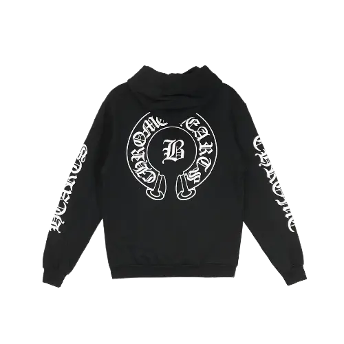 Bella Hadid Chrome Hearts Black Hoodie view 2