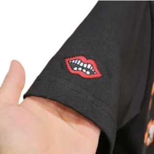 Black Chrome Hearts Caution Tee view 3