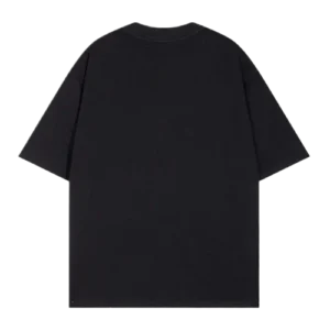 Black Chrome Hearts Embroidery Letter Logo T-Shirt view 2