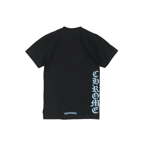 Blue Script Logo Short Sleeve T Shirt view 2