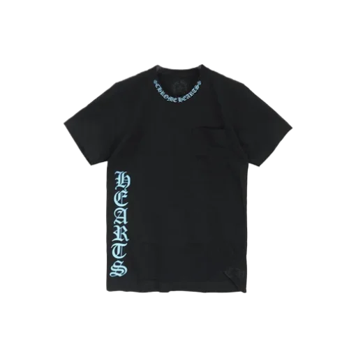 Blue Script Logo Short Sleeve T Shirt
