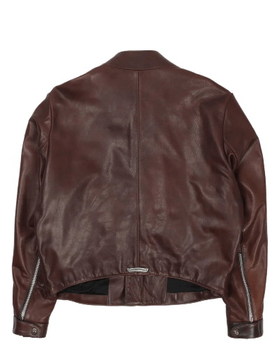 Deep Copper Motorcycle Riding Jacket | Chrome Hearts view 2