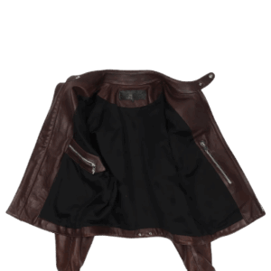 Deep Copper Motorcycle Riding Jacket | Chrome Hearts view 3