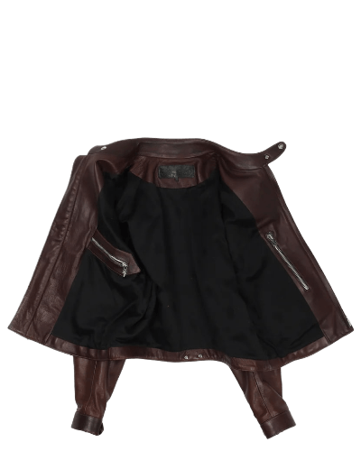 Deep Copper Motorcycle Riding Jacket | Chrome Hearts view 3