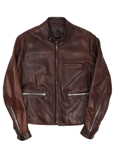 Deep Copper Motorcycle Riding Jacket | Chrome Hearts