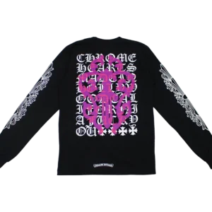Eye Chart Pink Dagger Long Sleeve T Shirt view 2