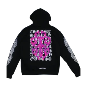 Eye Chart Pink Dagger Pullover Hoodie view 2