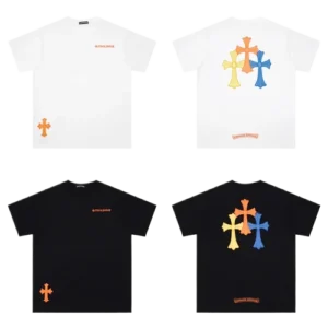 Chrome Heart 3 Color Cross T-Shirt view 3
