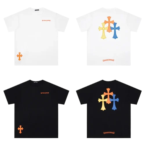 Chrome Heart 3 Color Cross T-Shirt view 3