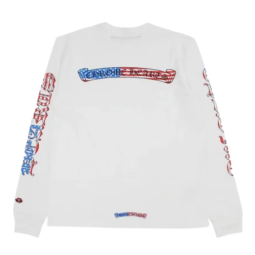 Chrome Hearts Americana Logo Long Sleeve T-Shirt