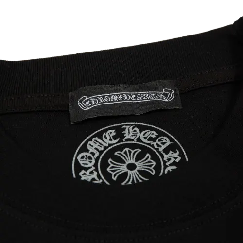 Chrome Hearts Double Cross Blue Logo T-Shirt view 5