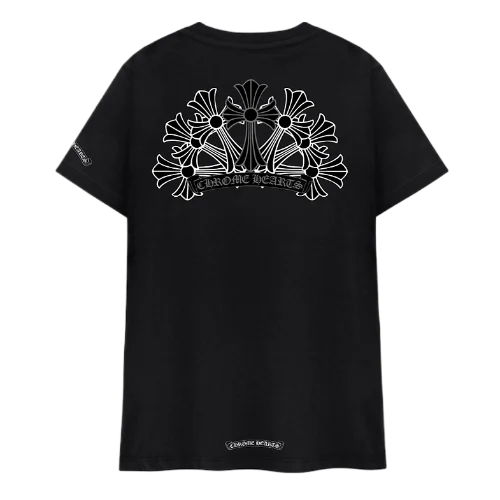 Chrome Hearts Grey Cemetry Cross T-Shirt