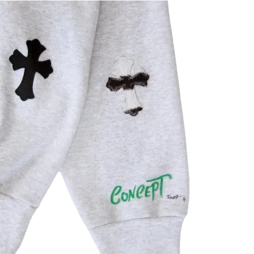 Chrome Hearts Matty Boy Cross Patch Hoodie OG view 4