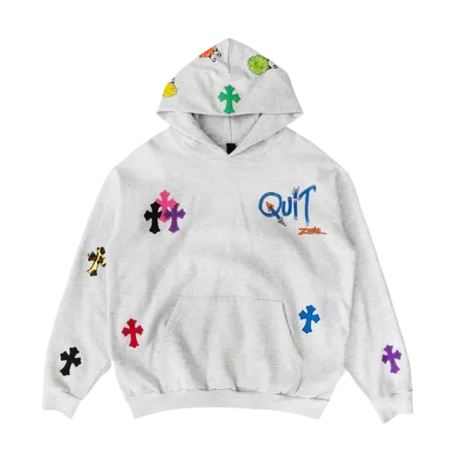Chrome Hearts Matty Boy Cross Patch Quit Hoodie OG