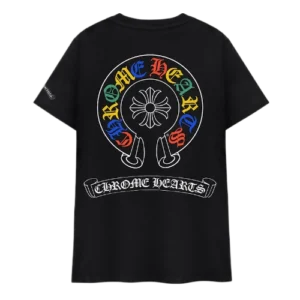 Chrome Hearts Multicolor Horse Shoe Logo T-Shirt