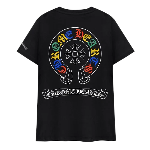 Chrome Hearts Multicolor Horse Shoe Logo T-Shirt