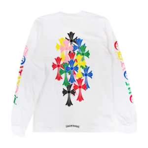 Chrome Hearts Multicolor Cross Long Sleeve T-Shirt