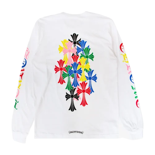Chrome Hearts Multicolor Cross Long Sleeve T-Shirt