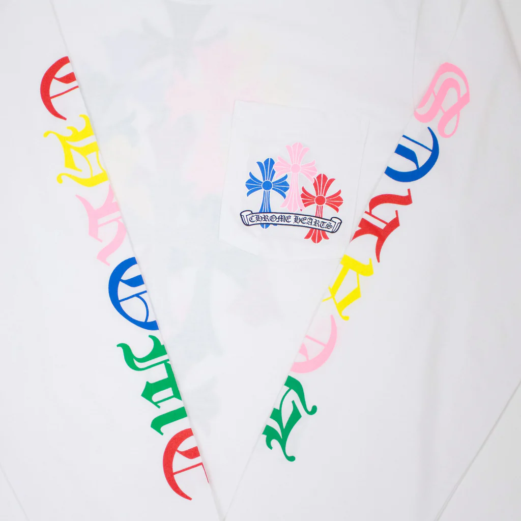 Chrome Hearts Multicolor Cross Long Sleeve T-Shirt view 4