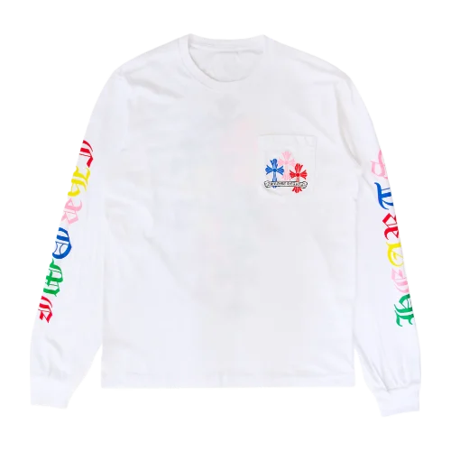 Chrome Hearts Multicolor Cross Long Sleeve T-Shirt view 2