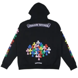Chrome Hearts Multicolour Cemetry Logo Hoodie view 2