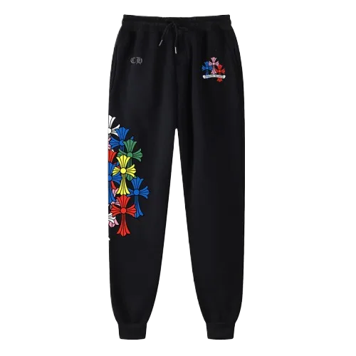 Chrome Hearts Multicolour Cemetry Logo Sweatpants/Joggers
