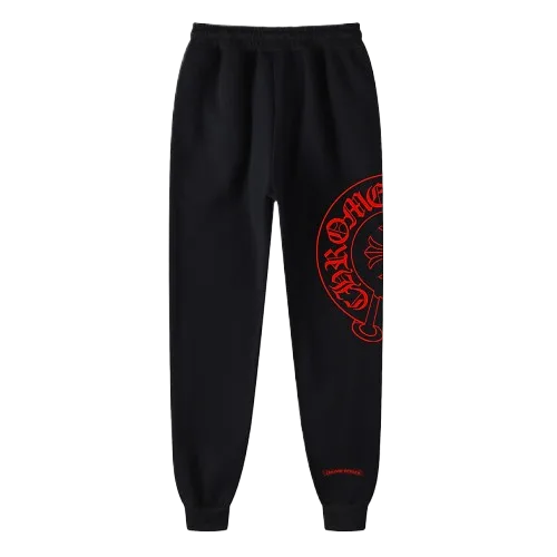 Chrome Hearts Red Horse Shoe Sweatpants/Joggers view 2