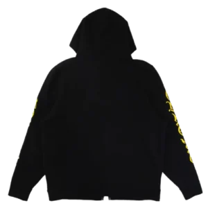 Chrome Hearts Yellow Embroidery Logo Cashmere Hoodie view 2